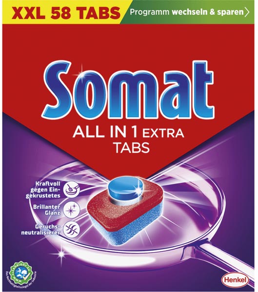 Somat All in 1 Spülmaschinentabs XXL 58 Stück