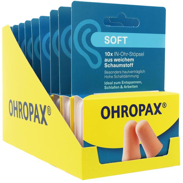 Ohropax Ohrstöpsel Soft 10 Stück