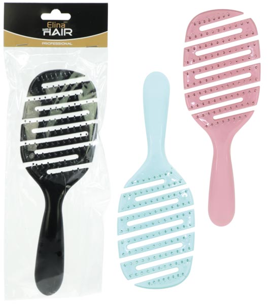 Haarbürste Skelett Oval 22cm mit Noppen für