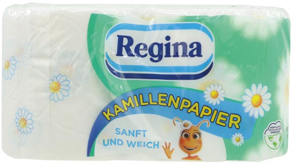 Regina Toilettenpapier 3-lagig 2x150 Blatt