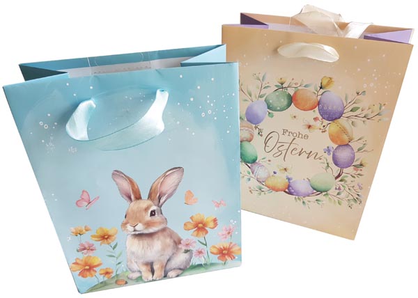 Geschenktasche OSTERN 23x18cm, glanz