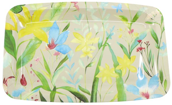 Tablett rechteckig XL 34x23cm aus Kunststoff