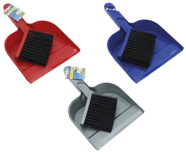 Kehrgarnitur 3farbig sortiert 16x12cm