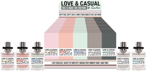 Parfüm Sentio 15ml Love&Casual 40St. 5f.sort