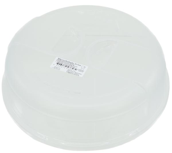 Mikrowellenhaube 26,5cm aus Kunststoff klar