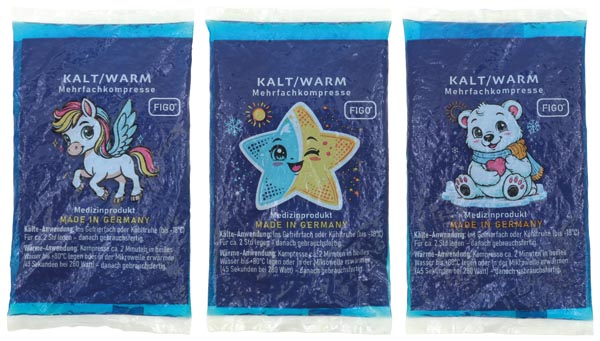 Kompresse Gel Pad Kinder kalt/warm 8,5x14,5cm