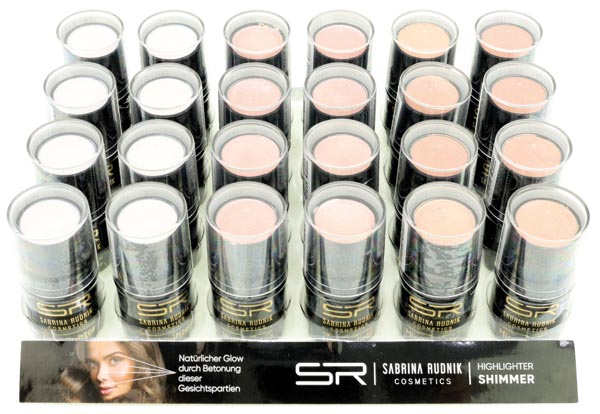 Kosm. Highlight Stift 24er Display 3 Fb. sortiert