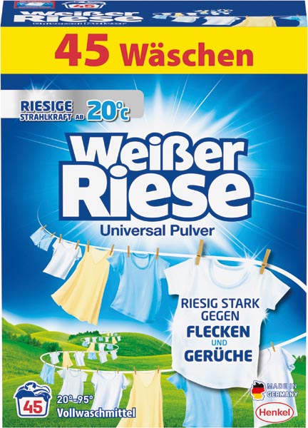 Weißer Riese Volwaschmittel Pulver 45WL