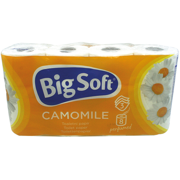 Big Soft Toilettenpapier 3-lag. 8x150 Camomile