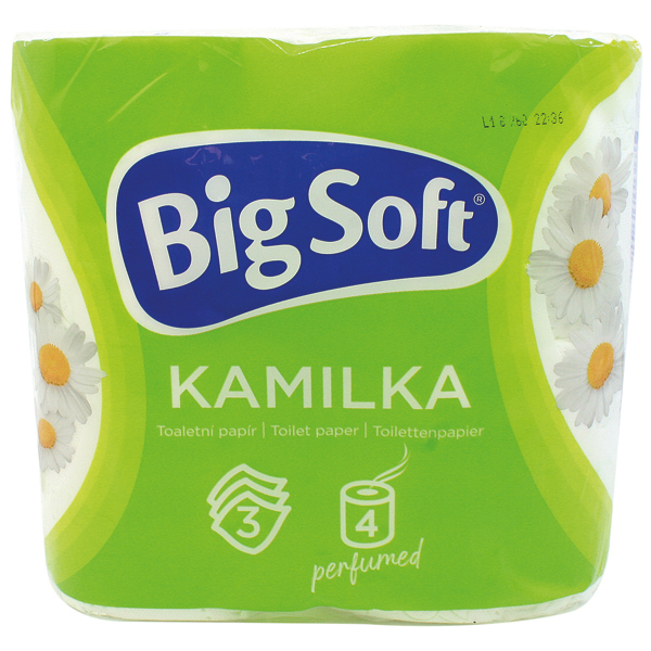Big Soft Toilettenpapier 3-lag. 4x160 Bl. Kamilka