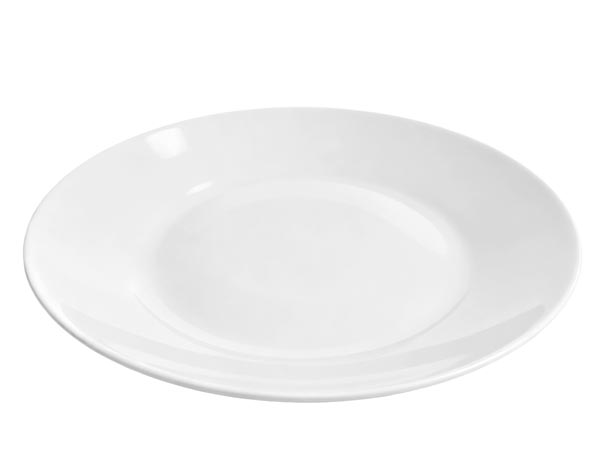 Opal Teller groß 25,5cm weiß, Speiseteller