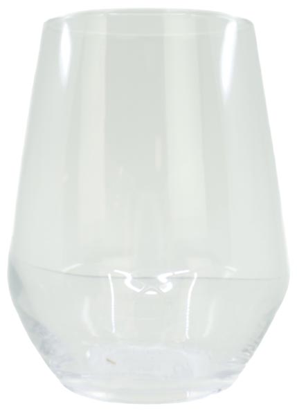 Glas Trinkglas 400ml LIMA, ovale Form, klar