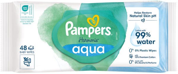 Pampers Feuchttücher Aqua 48 Stück