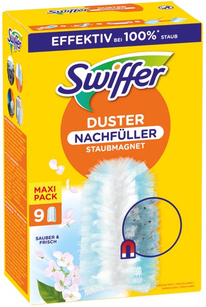 Swiffer Staubmagnet Nachfüller 9 Tücher Febreze