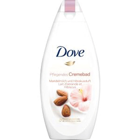 Dove Bad 750ml Pure Verwöhnung Mandelmilch und