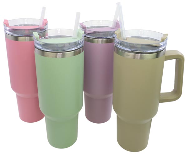 Thermobecher, Edelstahl, hell, 4/s, ca. 1.2l