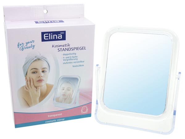 Spiegel Aufsteller eckig 16,7x6x20,8cm