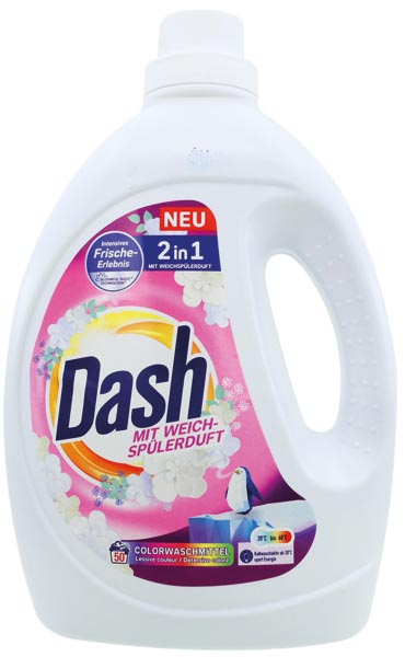 Dash Flüssigwaschmittel Color Frische 2in1 50WL