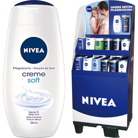 Nivea Dusch 250ml 114er Display 8fach sortiert