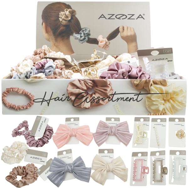 Haar-Schmuck Display 7fach sortiert