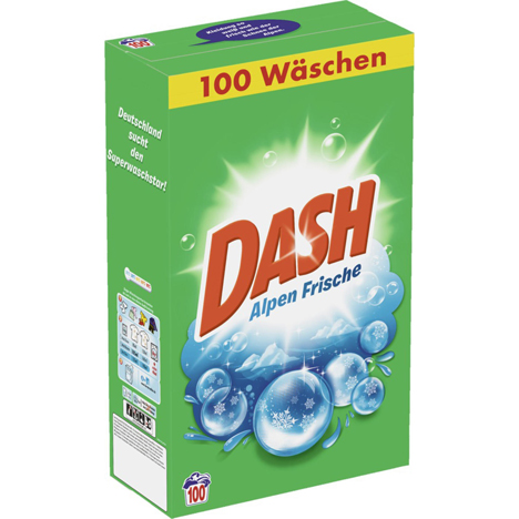 Dash Waschpulver 100WL Alpen Frische 6kg