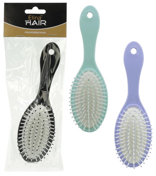 Haarbürste oval 20cm mit Noppen für Kopfmassage 3