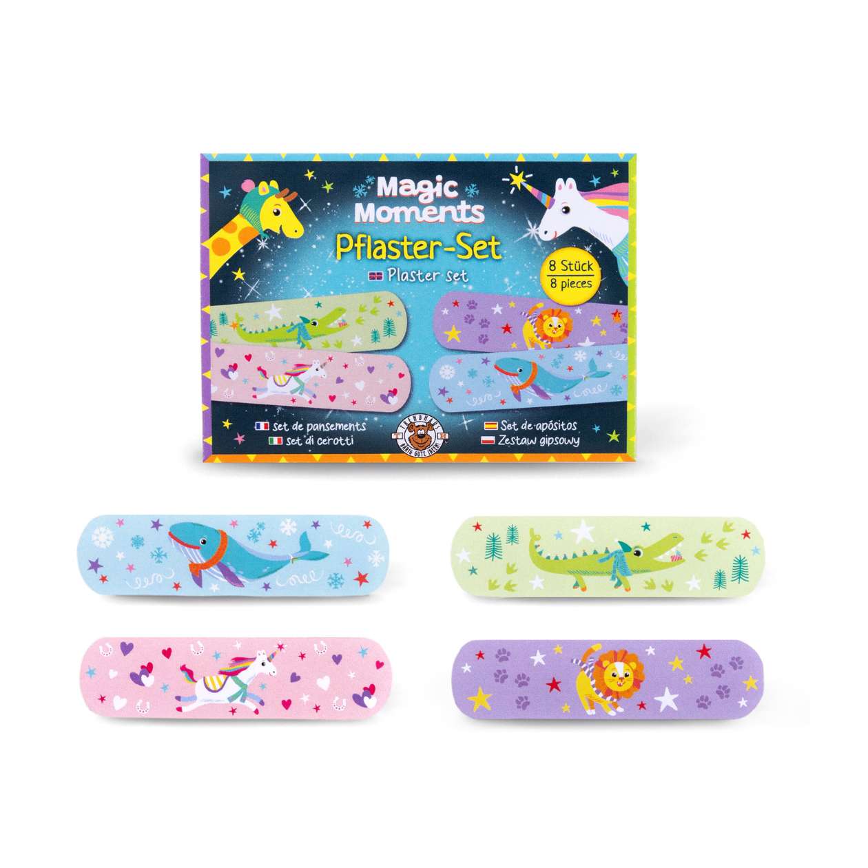 Pflasterset 8er Magic Moments 16 Stück im Display