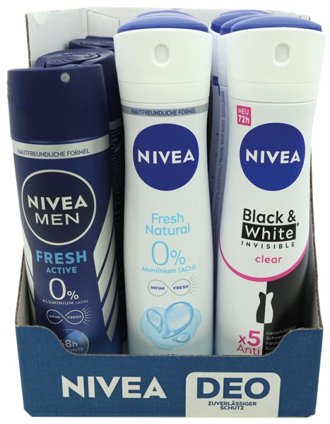 Nivea Deospray 150ml 15er Mixkarton 4fach