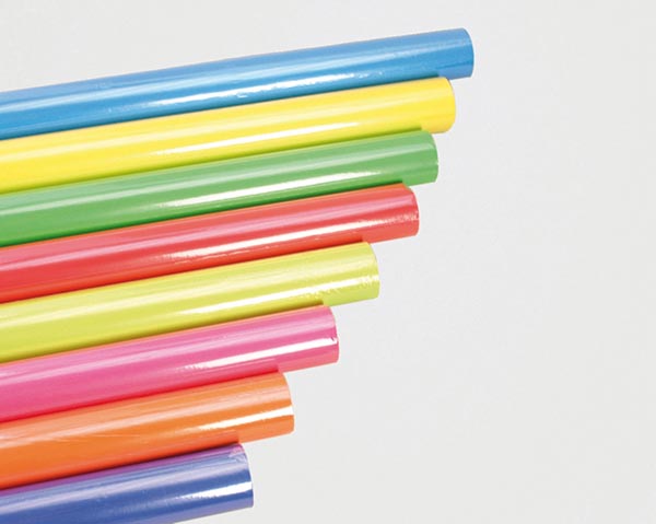 Geschenkpapier 2mx70cm unifarben, Farben sortiert