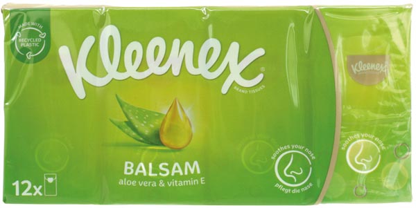 Taschentücher Kleenex Balsam 4lagig 12er