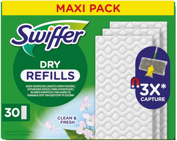 Swiffer Trocken Wischtücher Nachfüllpackung 90er