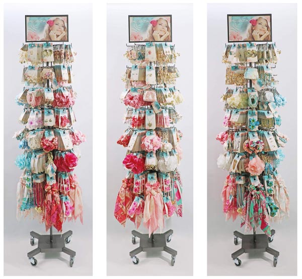 Haar-,Schmuck- Börse helle bunte Farben 672tlg.