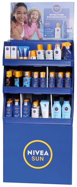 Nivea Sun Sonne 139er Mixdisplay