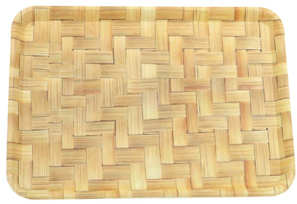 Tablett rechteckig 31.5 x 22.5 x 1.5 cm aus Kunststoff