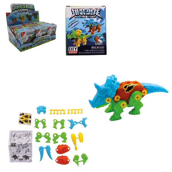 Puzzle Tiere Dino 3D 4 fach sortiert