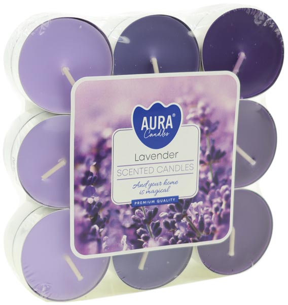 Teelichter Duft 18er Lavendel in Blockpackung