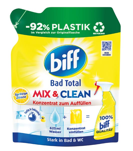 Biff Bad Total Mix&Clean 125ml Zitrus