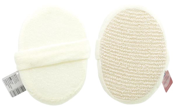 Badeschwamm Massage naturfarben 15x11cm