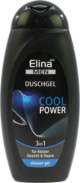 Dusch Gel Elina 300ml for Men 3in1 Cool Power