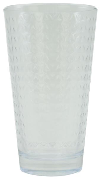 Glas Trinkglas 380ml STARS, mit Struktur