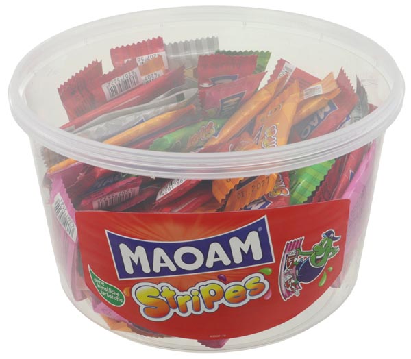 Food Haribo Maoam Stripes 700g 100 Stück