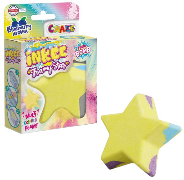 Badebombe 80g INKEE 2fach sort. 20er Display