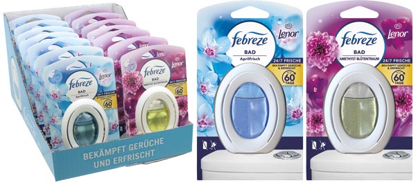 Febreze Lufterfrischer Bad 8ml 14er Mixkarton