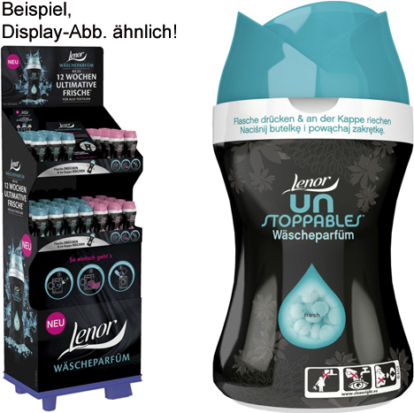 Lenor Unstoppables 155g Wäscheparfüm 80er Displ.