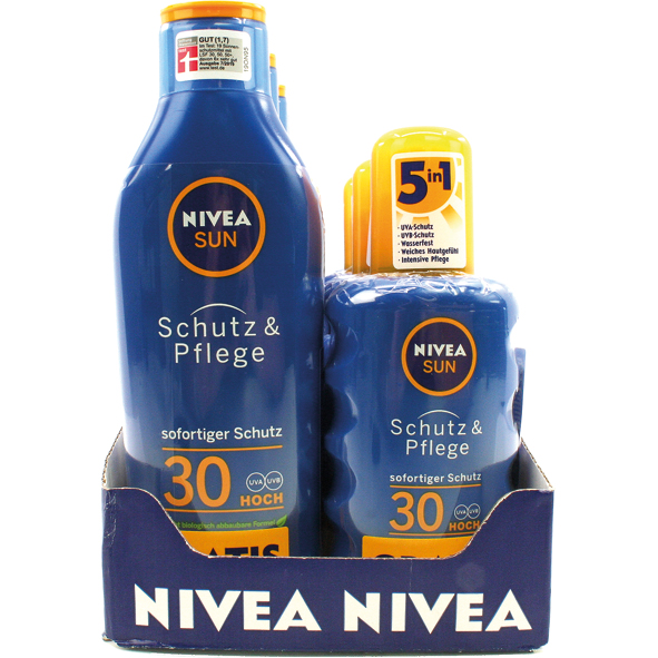 Nivea Sonnenmilch 200ml LSF50 + Kids 50ml Gratis