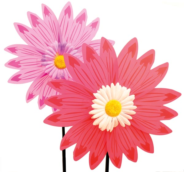 Windrad Blumen XXL, 30cm, faltbar im