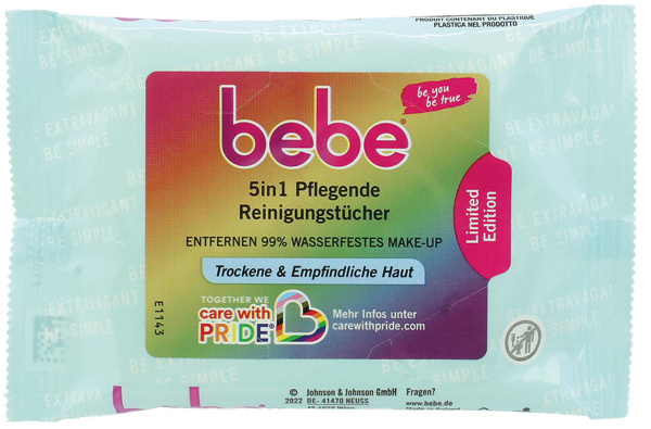 Bebe Reinigungstücher 5in1 7er für die Reise