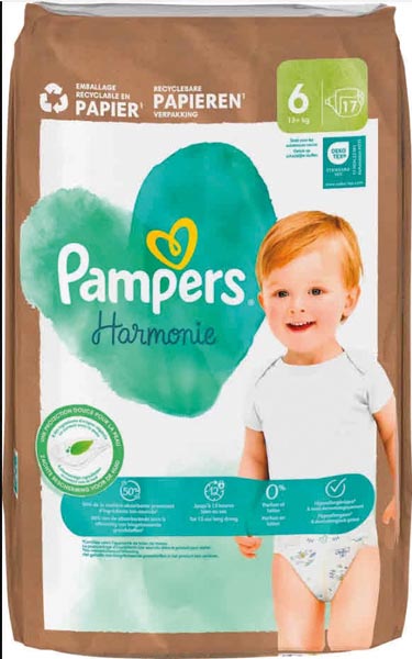 Pampers Harmony Gr.6 Junior 13+kg 17er