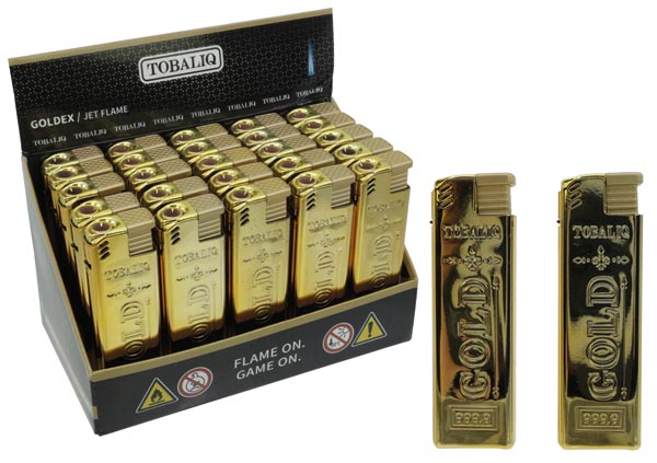 Feuerzeug elekt. Jet-Flamme Goldex