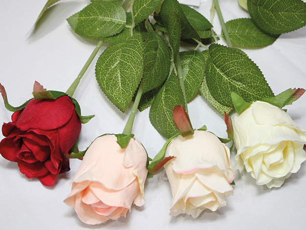 Blume Edelrose, 6x44cm, liebevoll und filigran